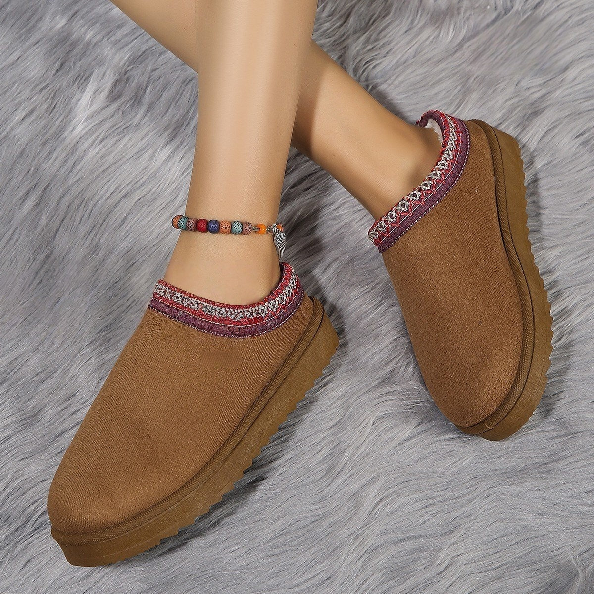 T588-112   Stuffed and Warm Tasman Slippers -GYXZ - Image 2