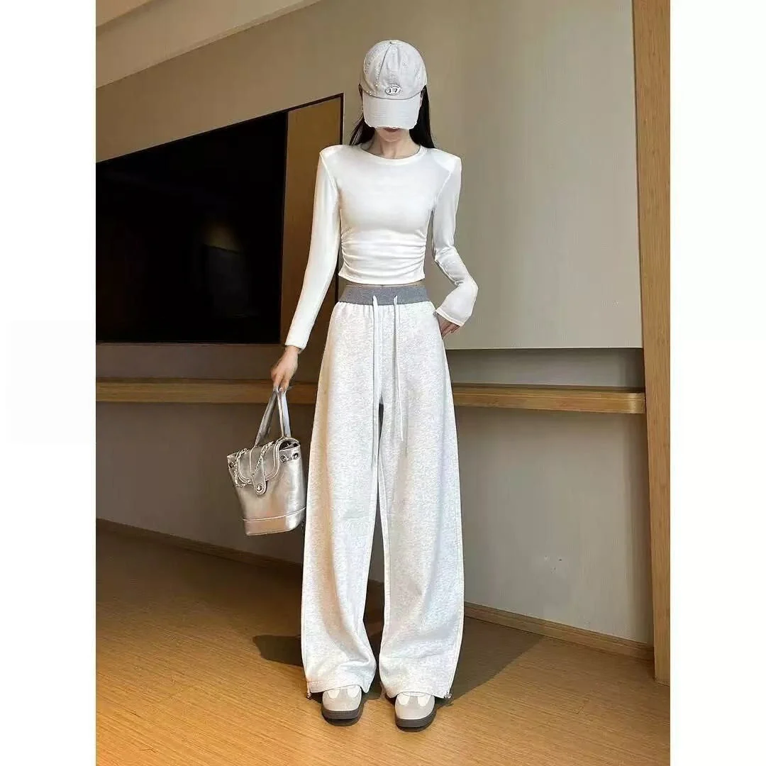 T588-721 Leisure wide leg style pants-1688YF - Image 3