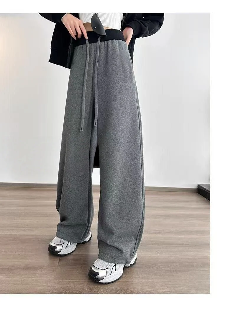 T588-721 Leisure wide leg style pants-1688YF - Image 4