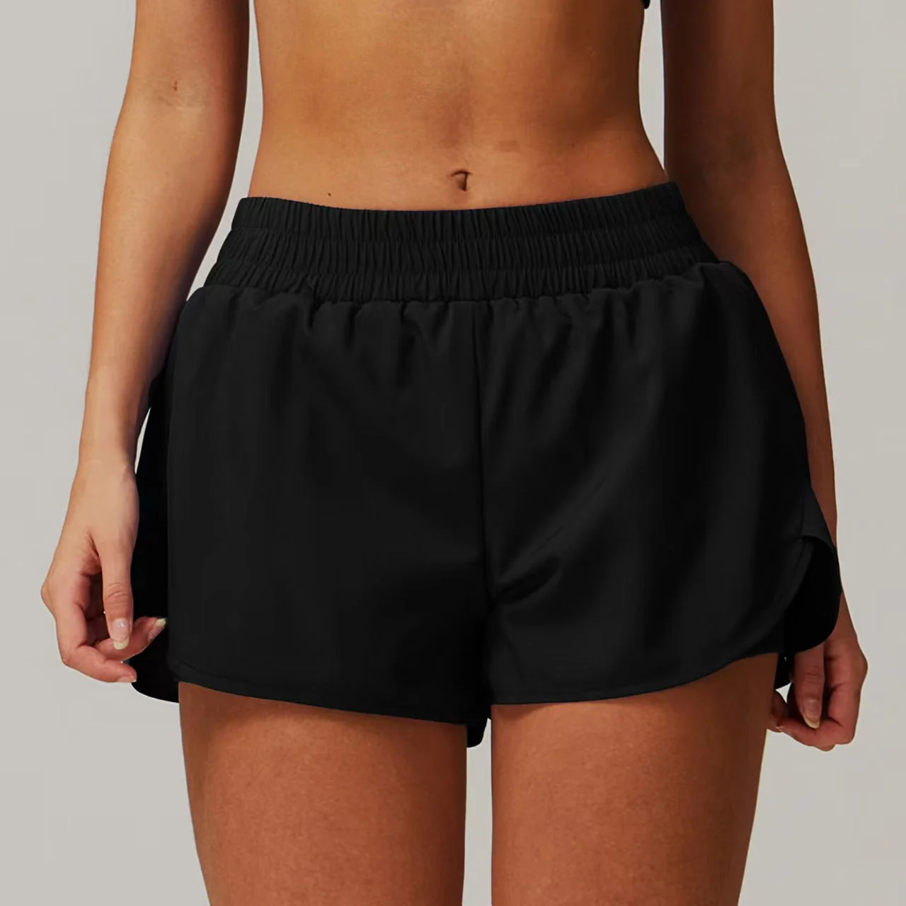 T588-1001 Yoga clothes, shorts, exercise, running, training, fitness - Image 2