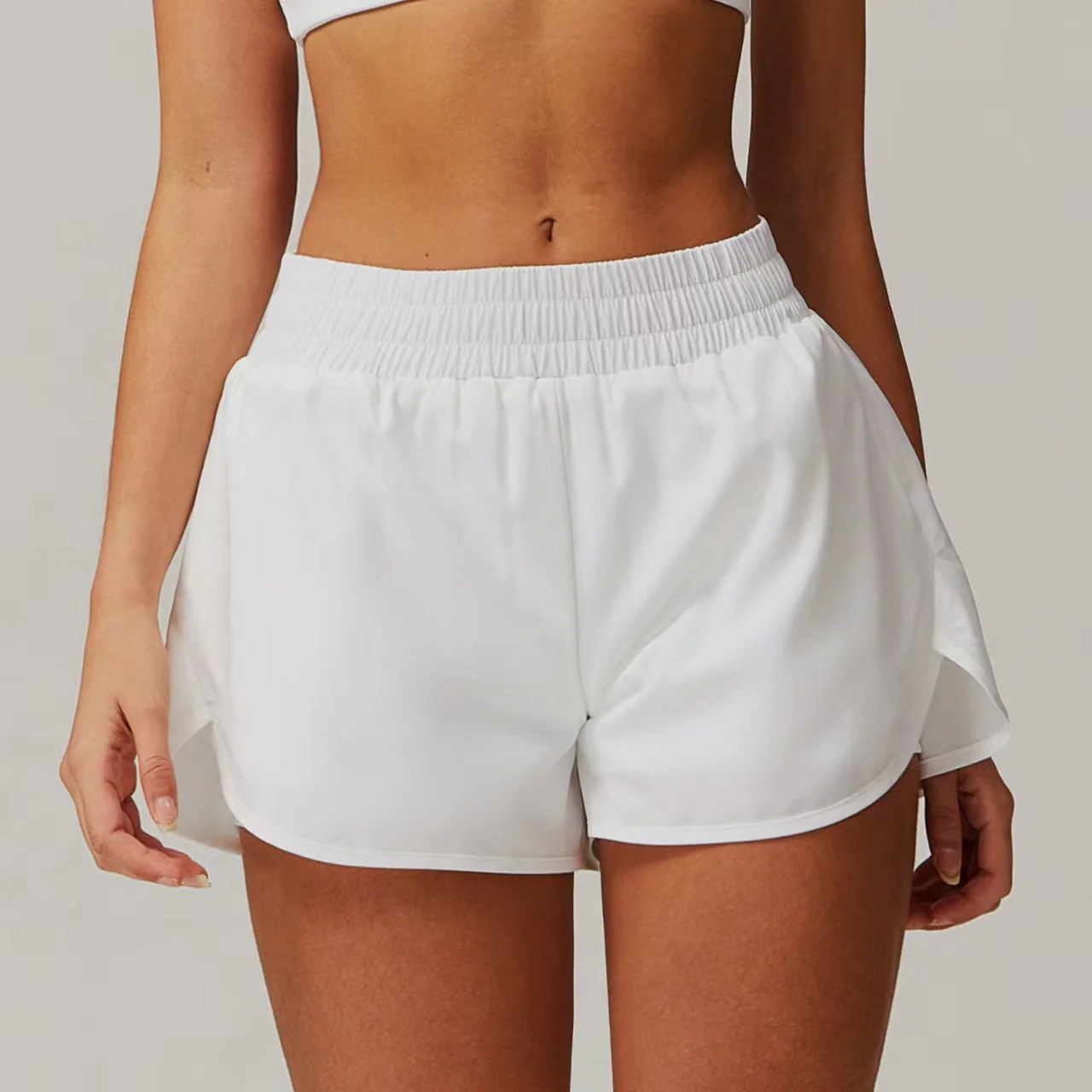 T588-1001 Yoga clothes, shorts, exercise, running, training, fitness - Image 3