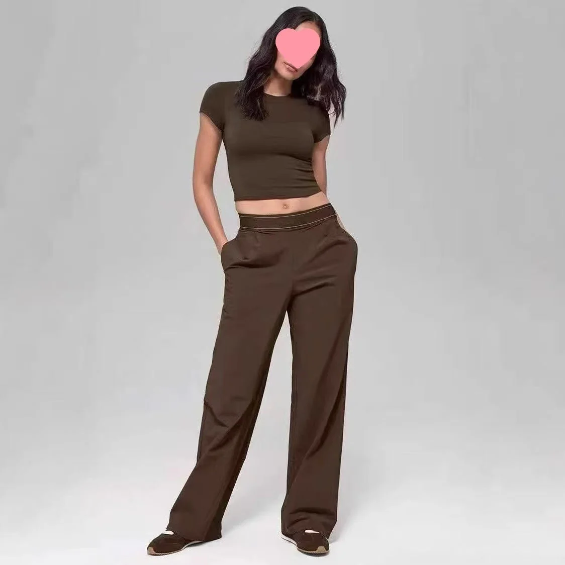 T588-1046   Spring and Autumn Leisure Sports Straight Leg Casual Pants - Image 4