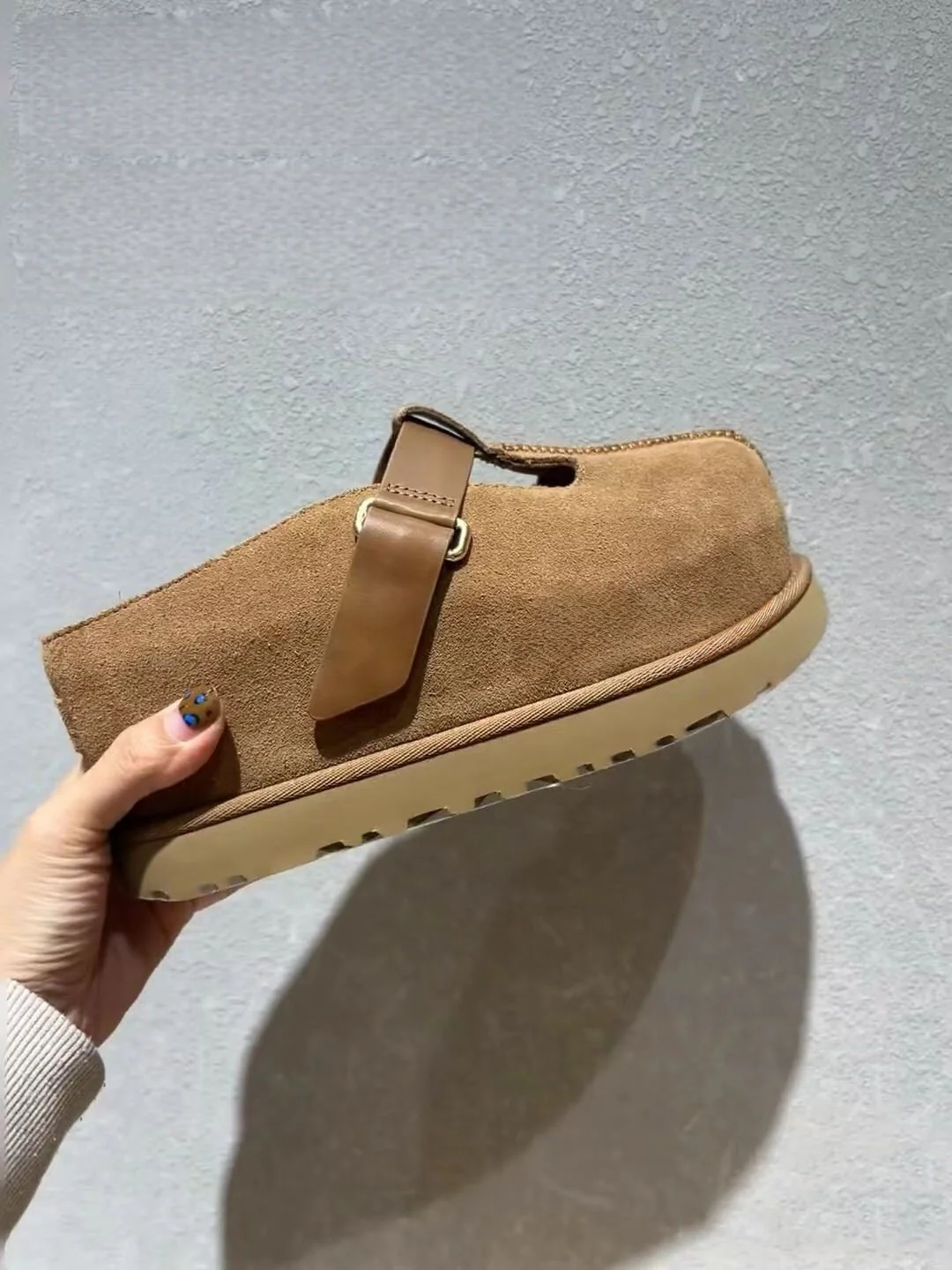 T588-1056  Summer leisure thick sole height increasing toe cap slippers for wearing outside - Image 3