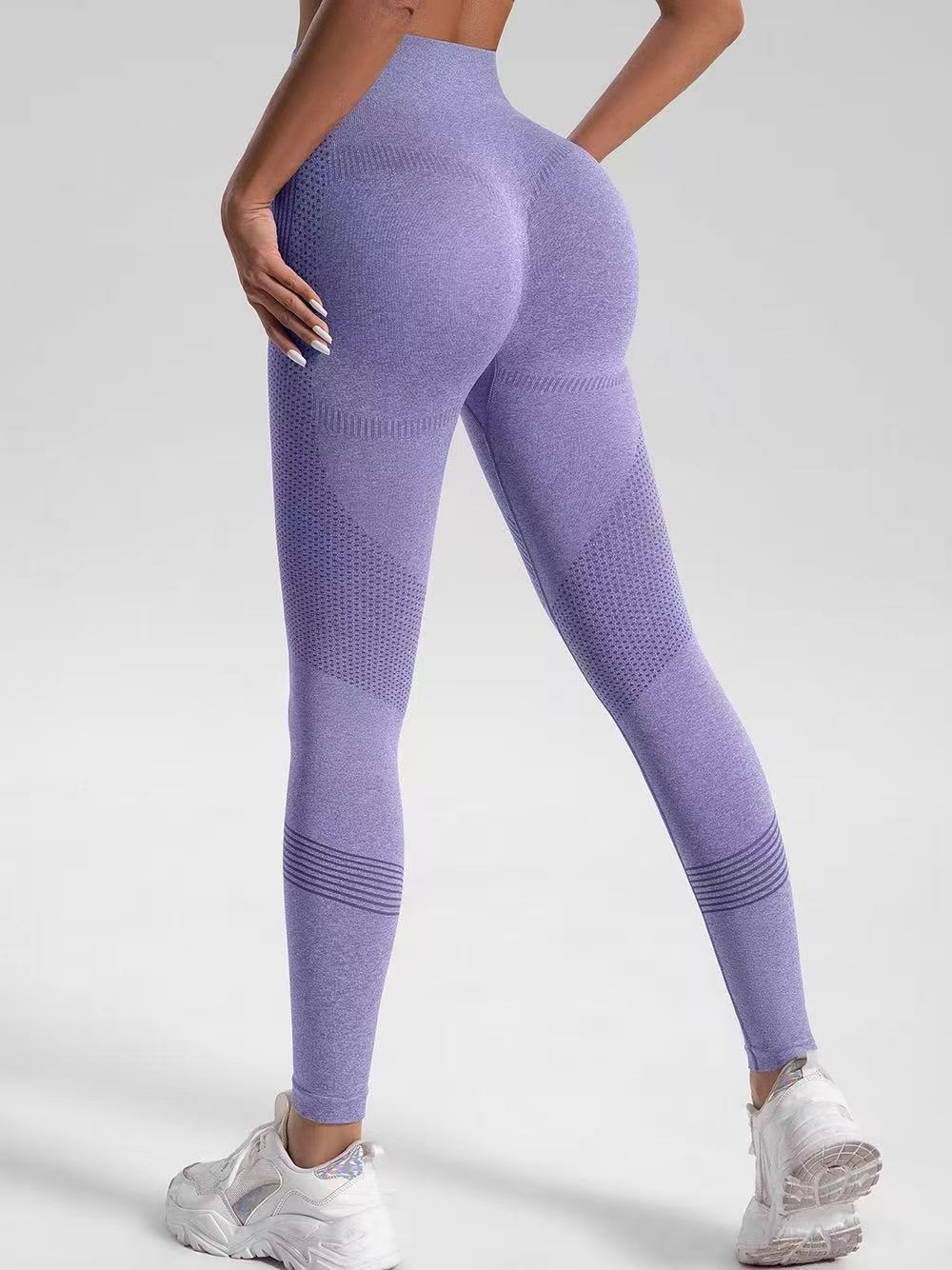 T588-1076 Summer Knitted Yoga Clothes, Sports Pants, Yoga Speed Drying - Image 2
