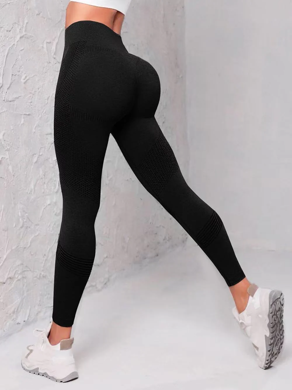 T588-1076 Summer Knitted Yoga Clothes, Sports Pants, Yoga Speed Drying - Image 3
