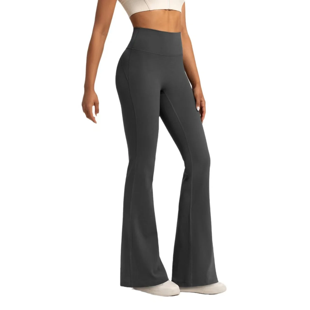 T588-1077 Yoga micro pull sportswear yoga pants - Image 3