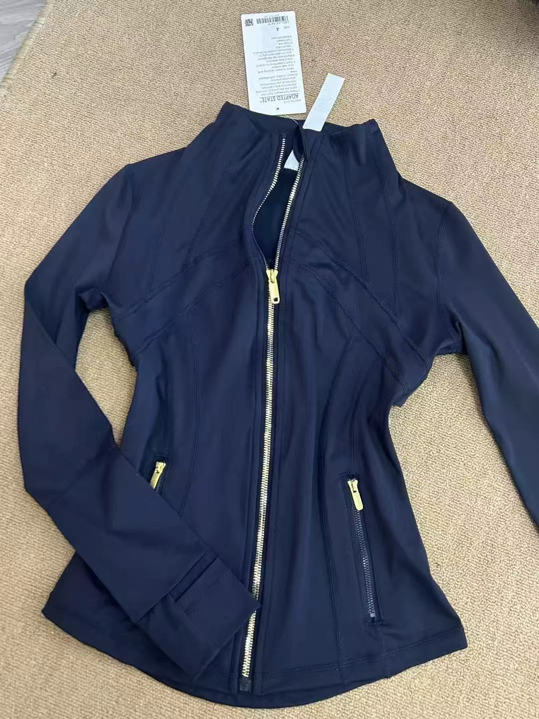 T588-1081 New sports jacket slim fit yoga top long sleeved - Image 7