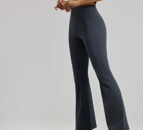T588-1096 Sports yoga micro flared wide leg fitness pants