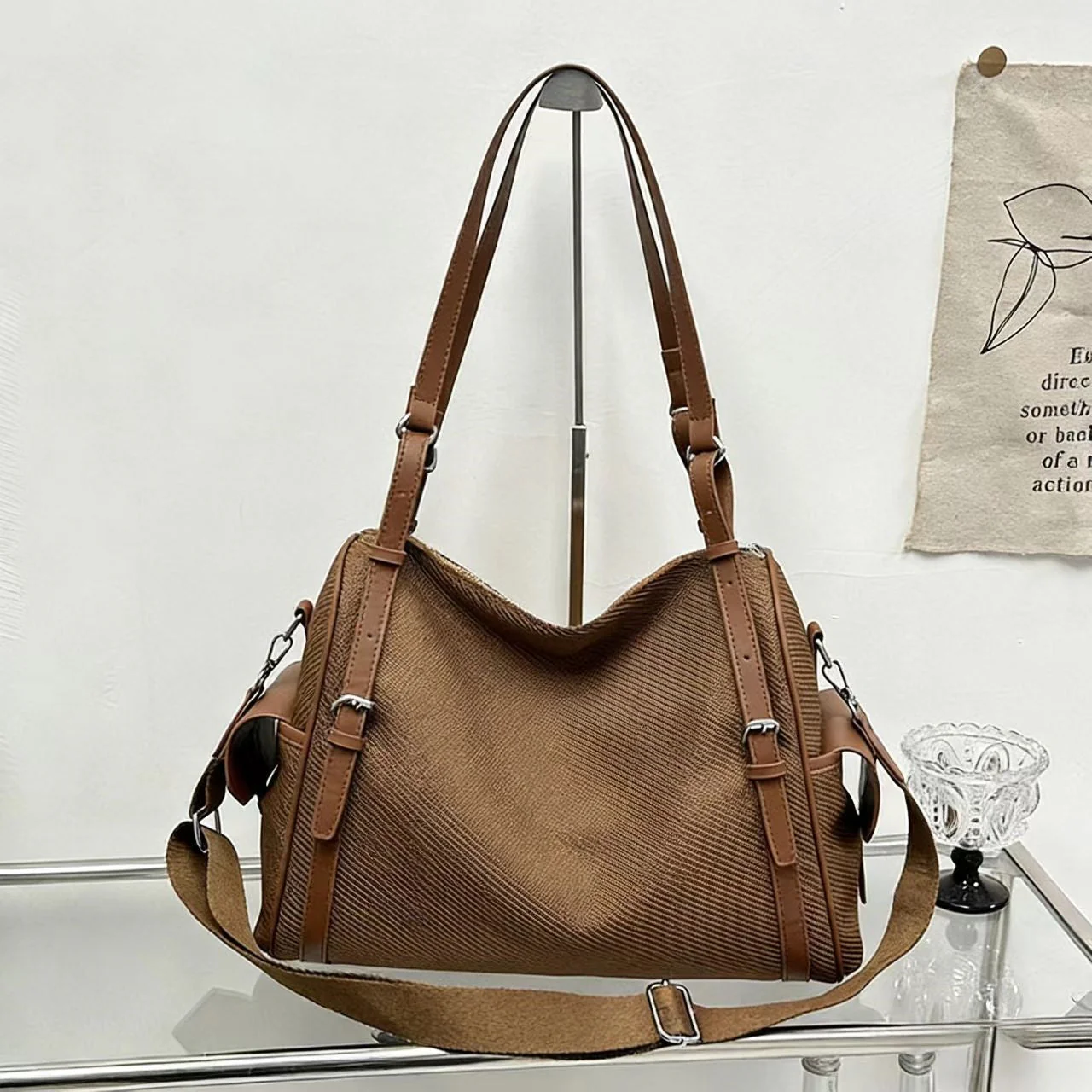 T588-1100 Retro armpit casual versatile temperament crossbody bag - Image 2