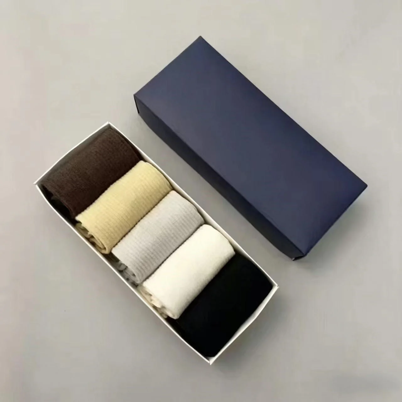T588-1111  Boxed solid color casual versatile breathable - Image 2
