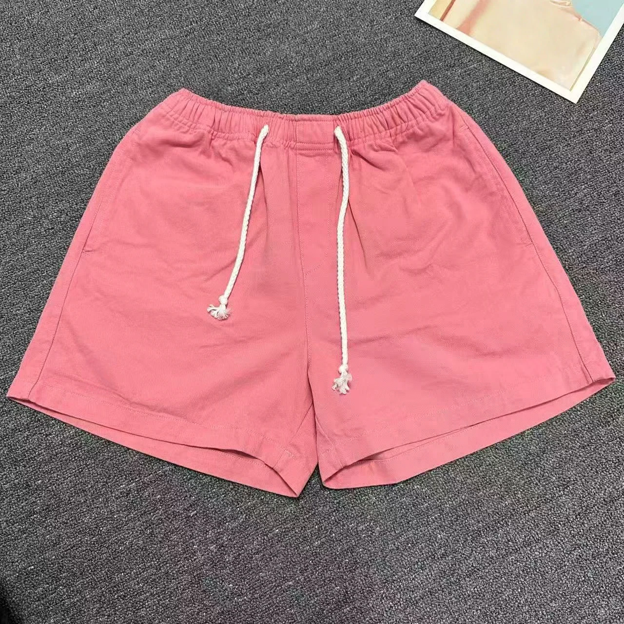 T588-1112 Summer shorts fresh and versatile drawstring casual - Image 3