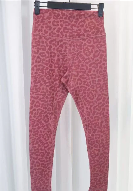T588-1138   Leopard high waisted tight yoga pants for outdoor activities - Image 11