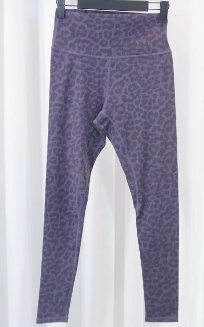 T588-1138   Leopard high waisted tight yoga pants for outdoor activities - Image 2
