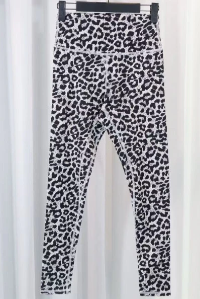 T588-1138   Leopard high waisted tight yoga pants for outdoor activities - Image 3