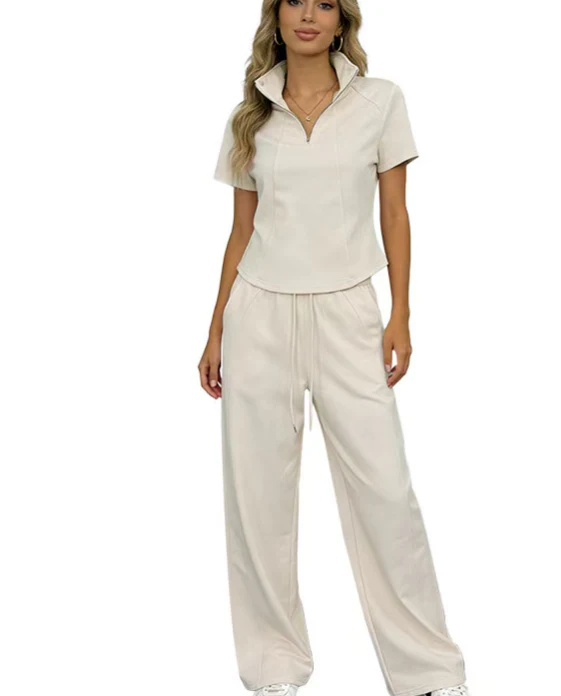 T588-1143 Half zip sports and leisure set - Image 4