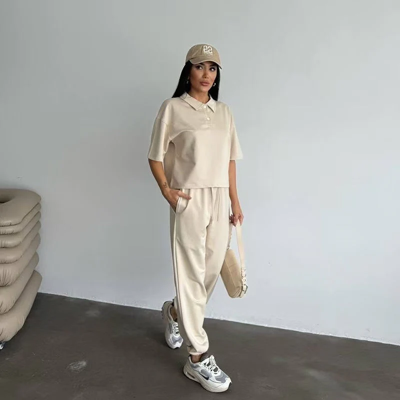 T588-1144   Sports and leisure outdoor square half cardigan set - Image 3