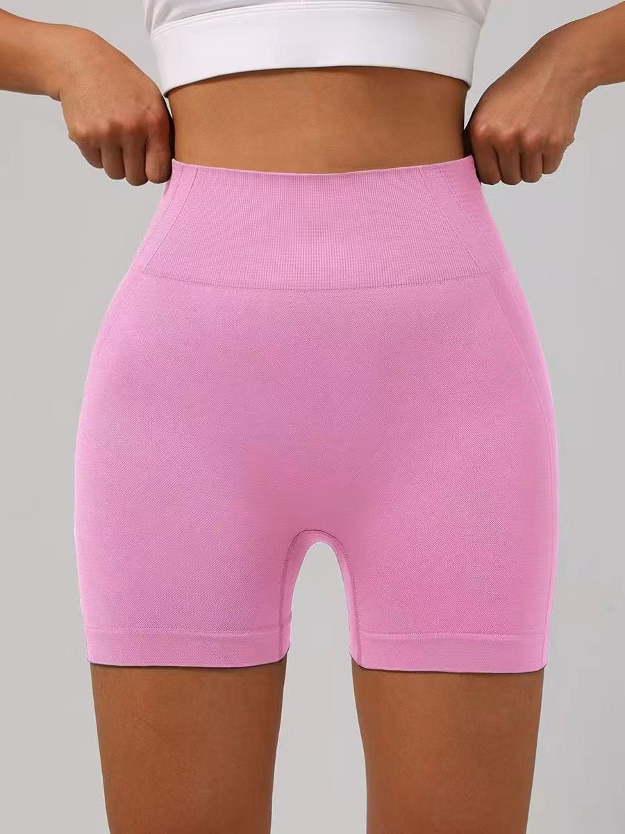 T588-1154 Hip lifting shorts for exercise, tight fitting yoga, fitness shorts