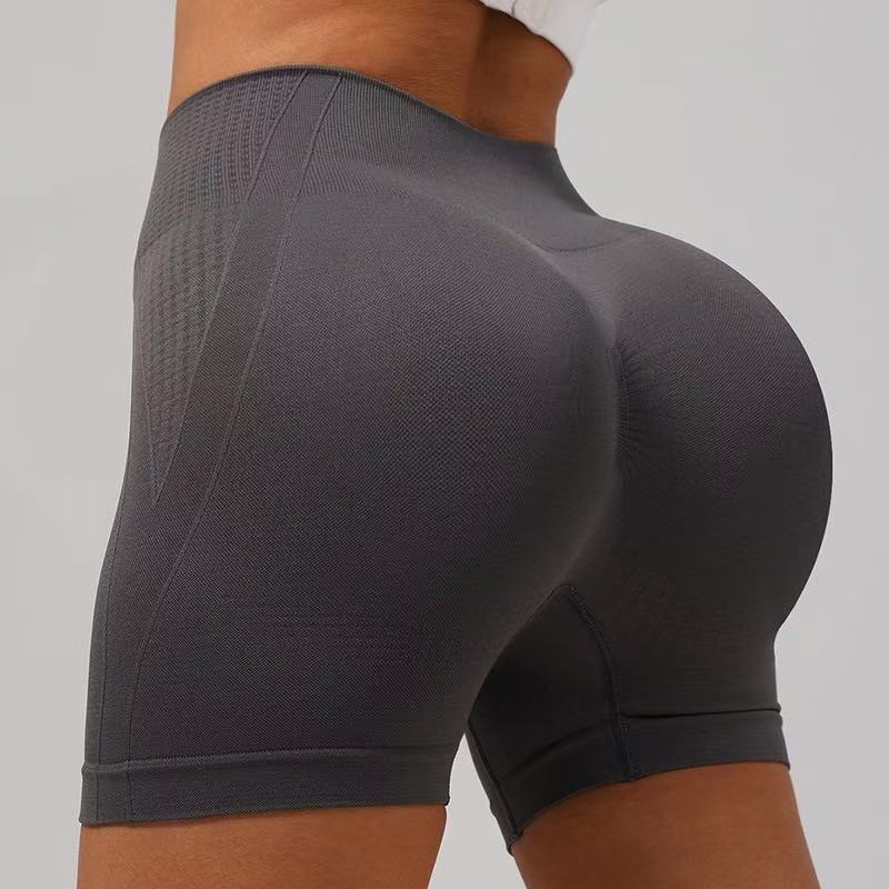 T588-1154 Hip lifting shorts for exercise, tight fitting yoga, fitness shorts - Image 3