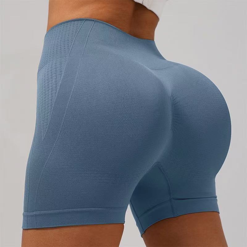 T588-1154 Hip lifting shorts for exercise, tight fitting yoga, fitness shorts - Image 5
