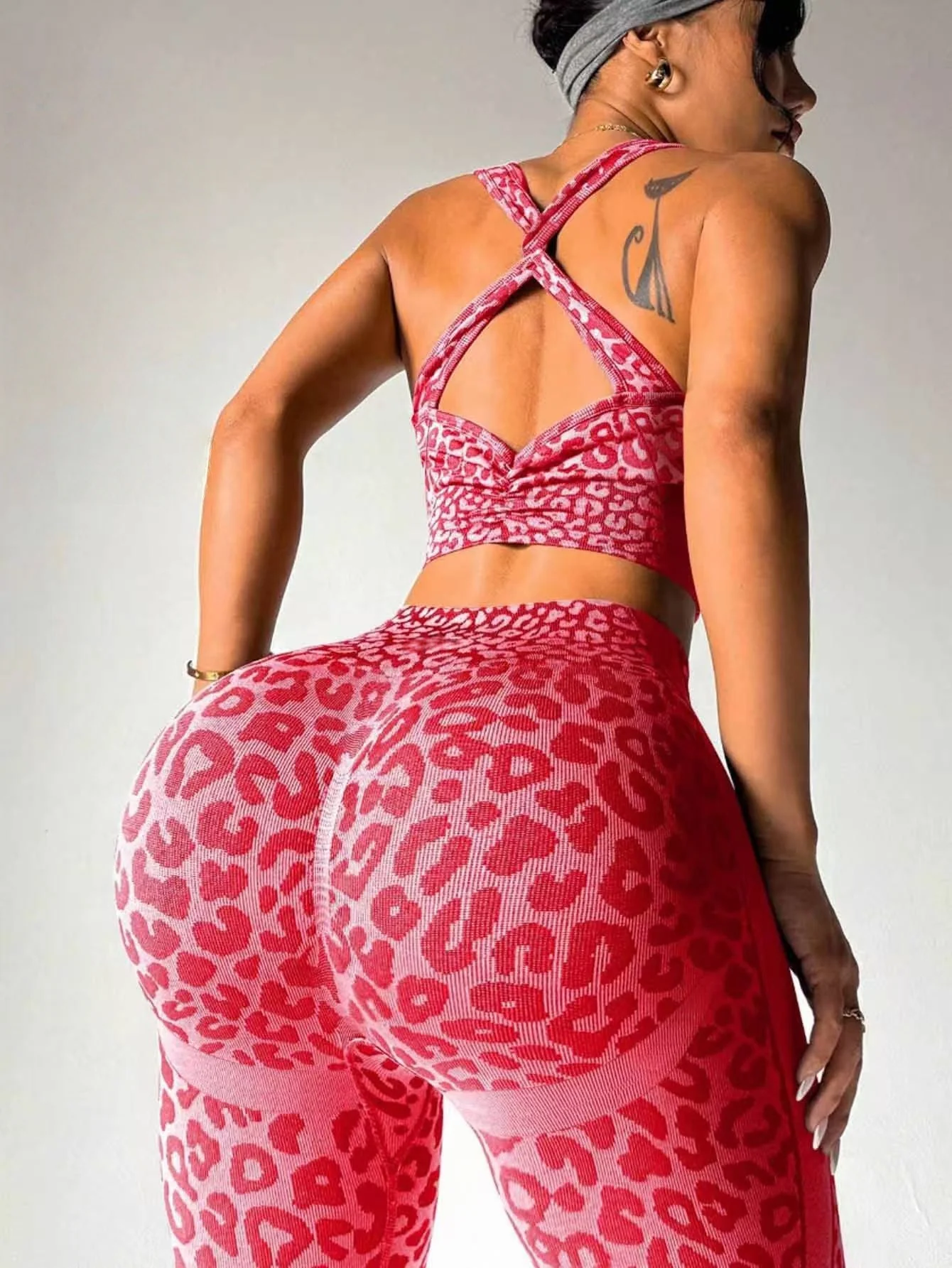 T588-1157   Women's sports leggings set - Image 5