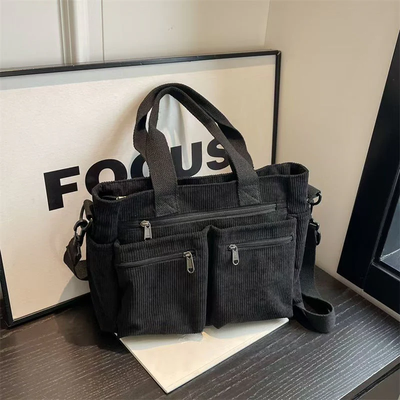 T588-1184  Single shoulder large capacity commuting leisure crossbody bag - Image 2