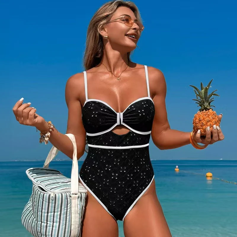 T588-158 Women's swimsuit one-piece high-end feel - Image 3
