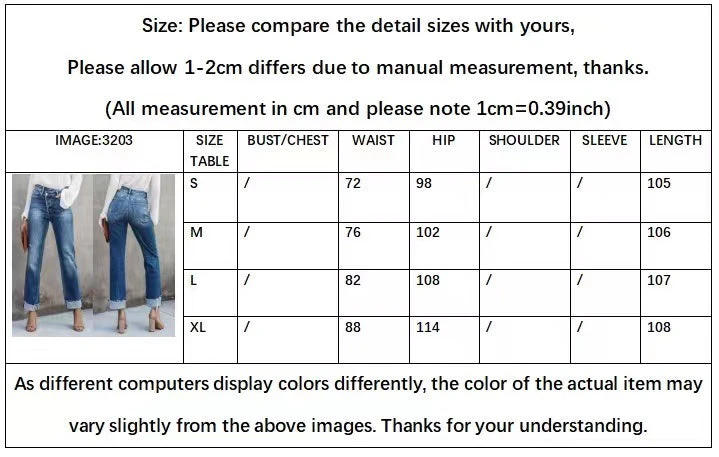 T588-242 Wide leg denim high waisted jeans - Image 2