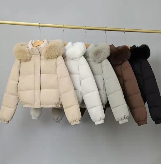 T588-737  Warm inside, warm jacket, cotton jacket - Image 5