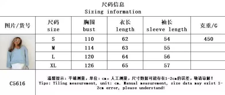 T588-740   Fashion women's tops, colored sweaters, knitted for autumn and winter - Image 7
