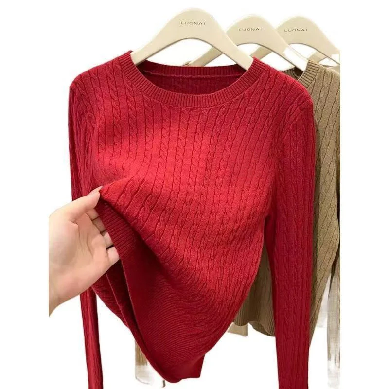 T588-744 Vintage Fried Dough Twists knit interior-PDDYF - Image 5