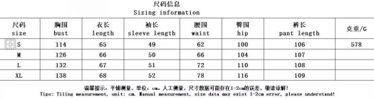 T588-747-Half zip pullover sweatshirt, sweatpants, loose and casual GYYF - Image 5