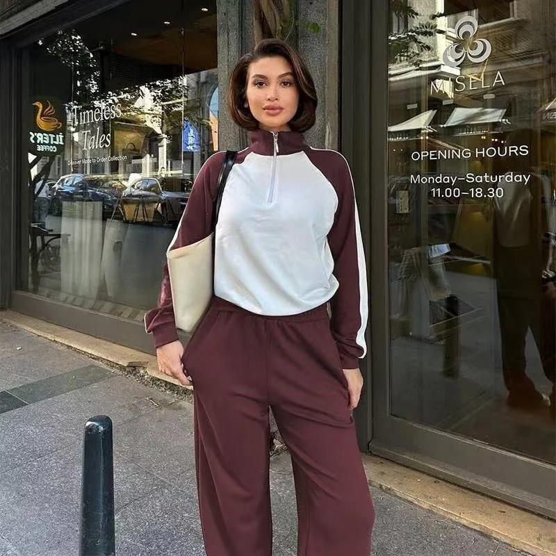 T588-770 Manteau de sport ensemble d'hiver - Image 3