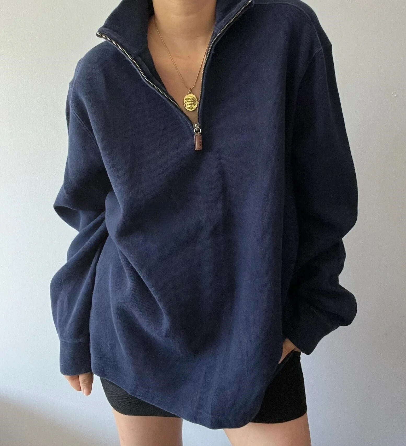 T588-783 Half zip pullover long sleeve - Image 2