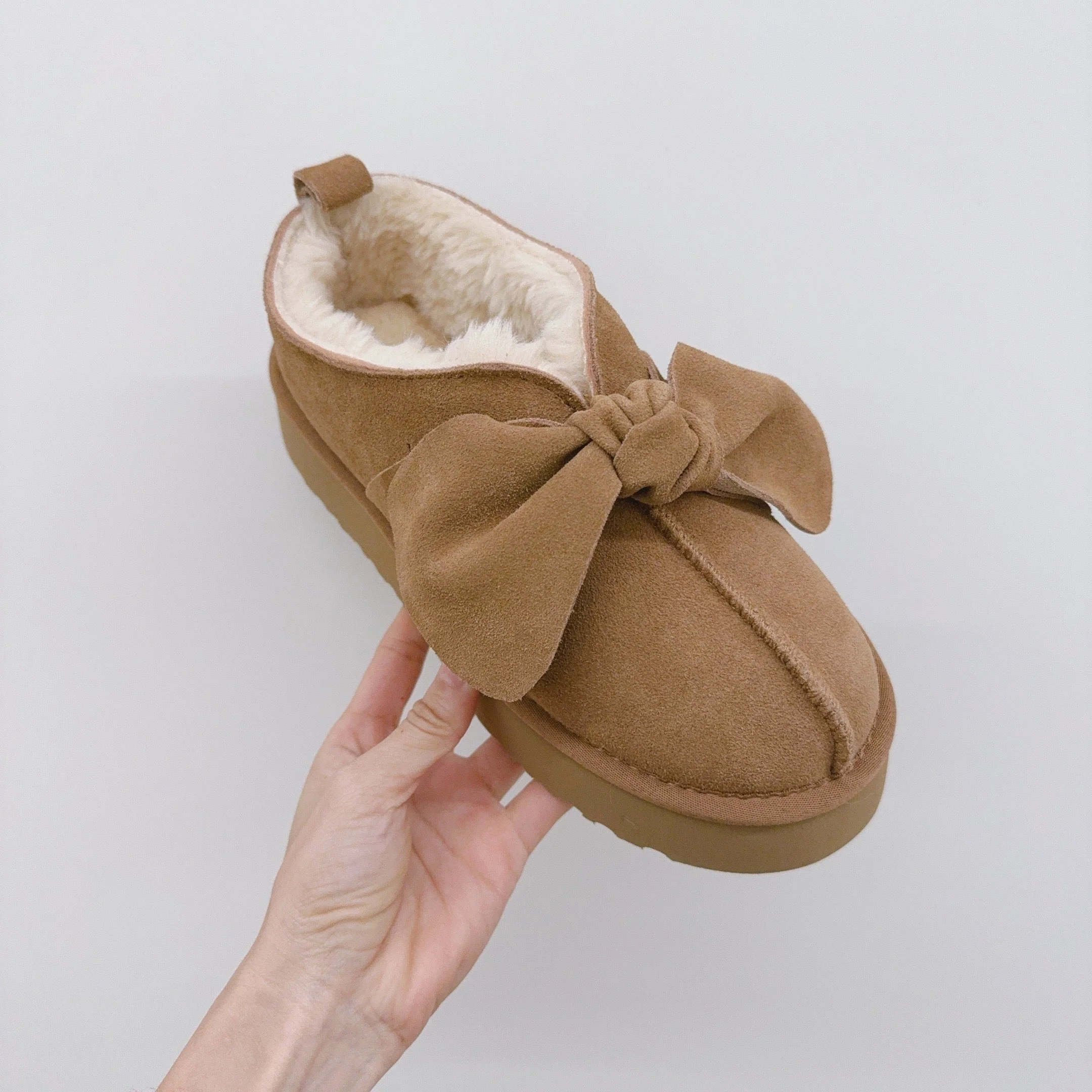 T588-785  Thick and warm low cut shoes - Image 2