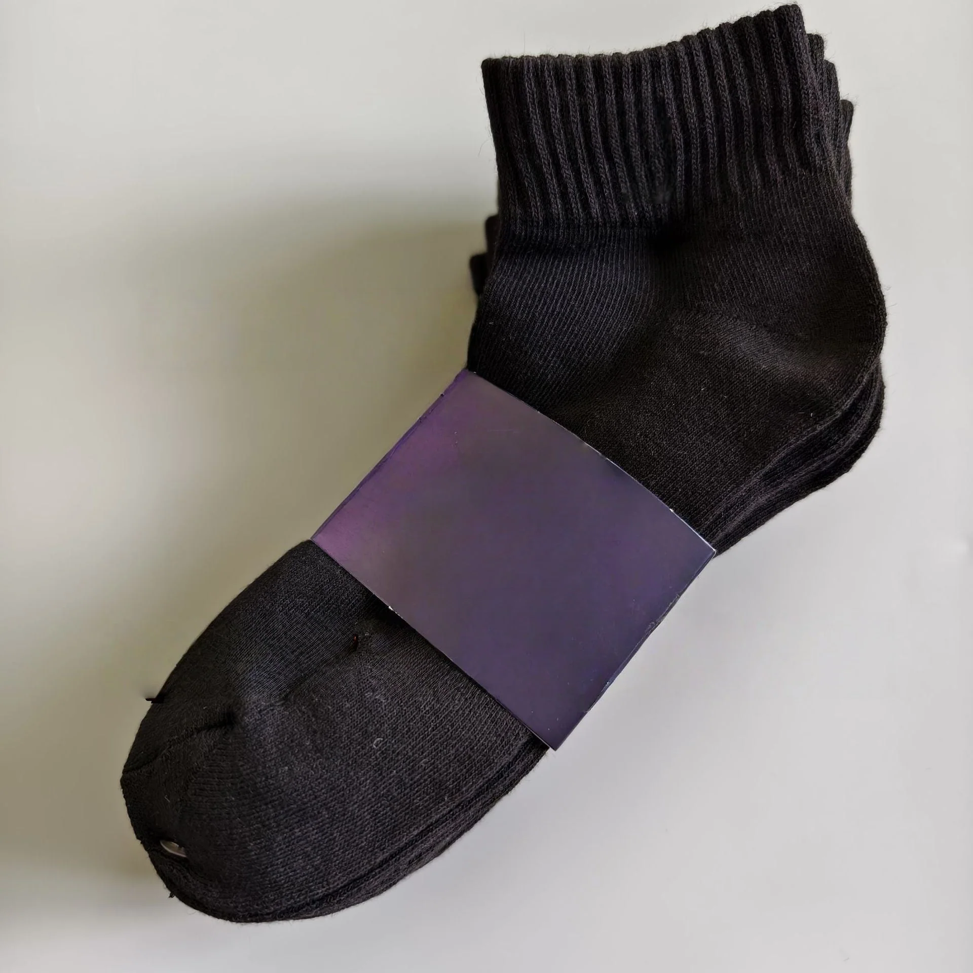 T588-787  Mid tube classic embroidered sports socks - Image 2