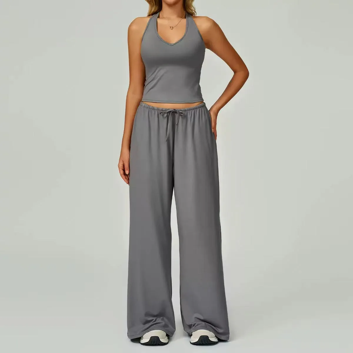 T588-805  Yoga exercise set for women - Image 4