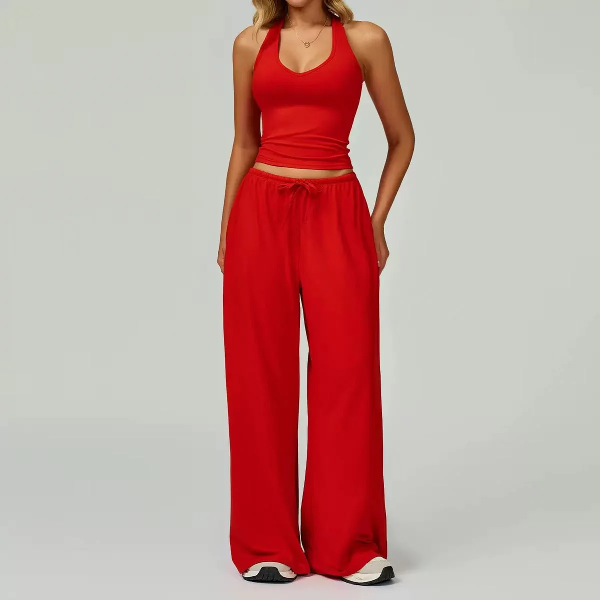 T588-805  Yoga exercise set for women - Image 5