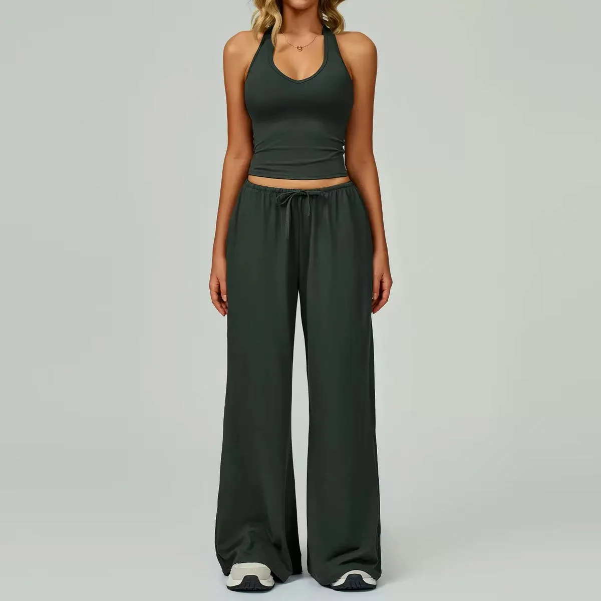 T588-805  Yoga exercise set for women - Image 9