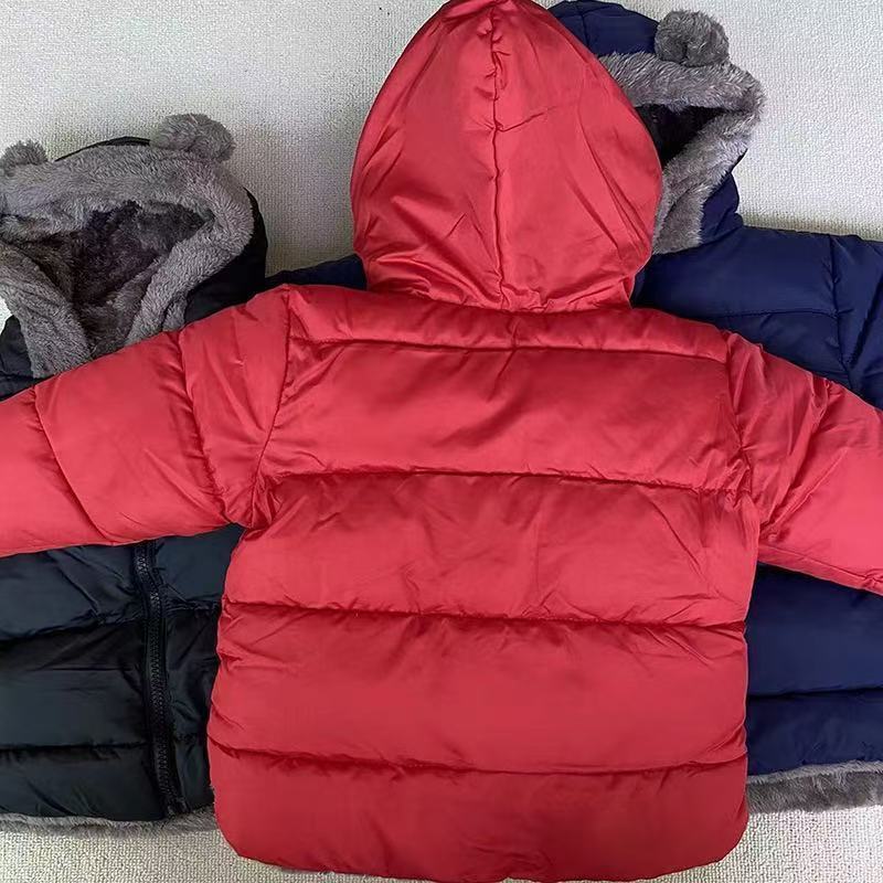 T588-813 Children's lamb wool cotton coat jacket - Image 12