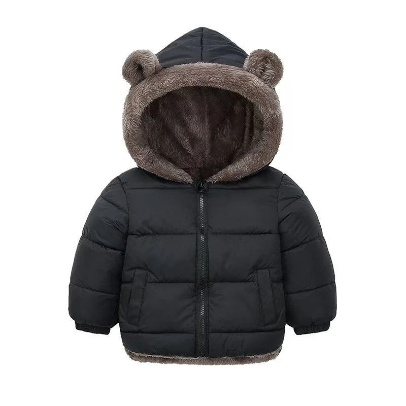 T588-813 Children's lamb wool cotton coat jacket - Image 8