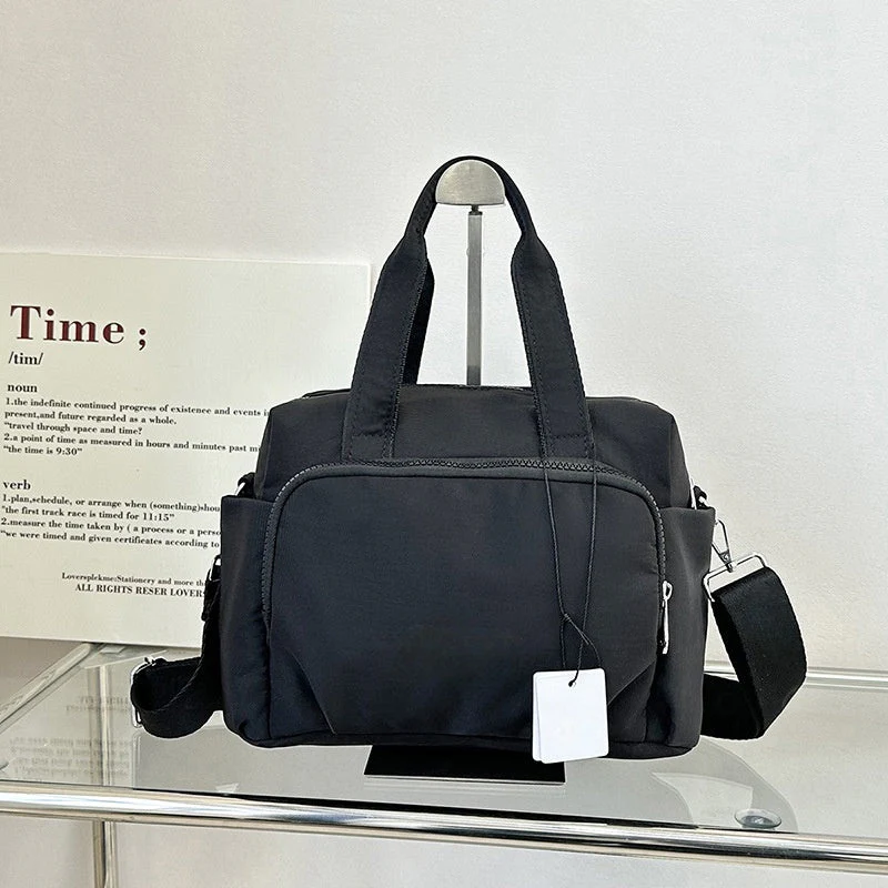 T588-845 Simple and stylish canvas fitness large capacity crossbody bag - Image 6