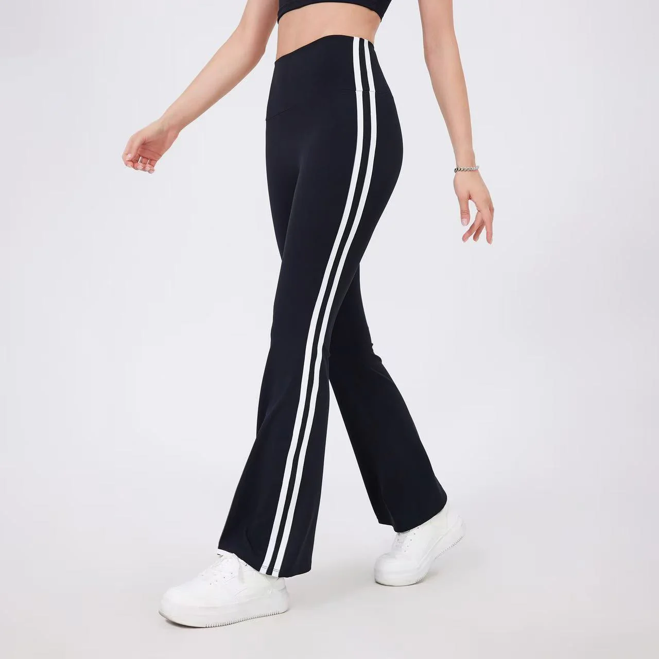 T588-847  High waisted yoga bell bottoms - Image 5