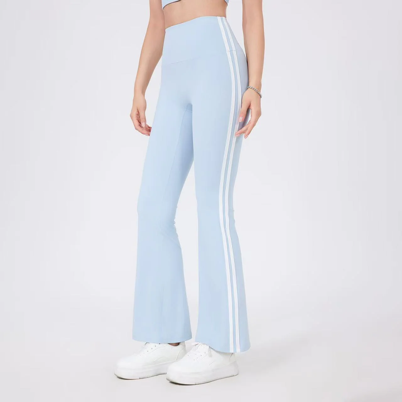 T588-847  High waisted yoga bell bottoms - Image 7