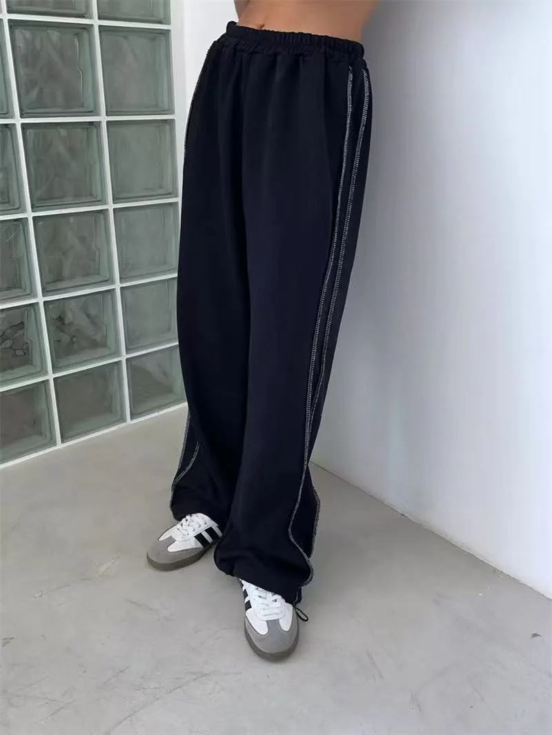 T588-852  Street style loose casual pants