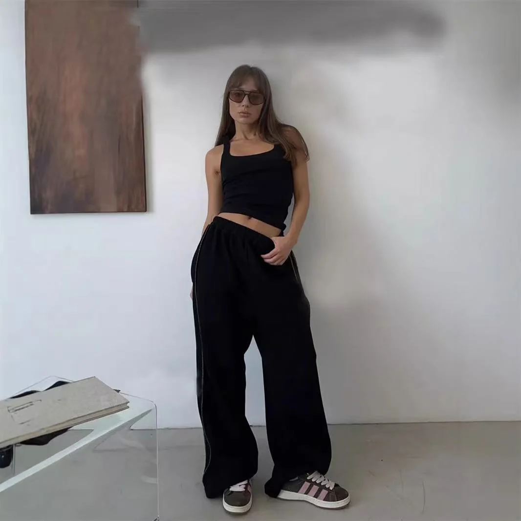 T588-852  Street style loose casual pants - Image 4