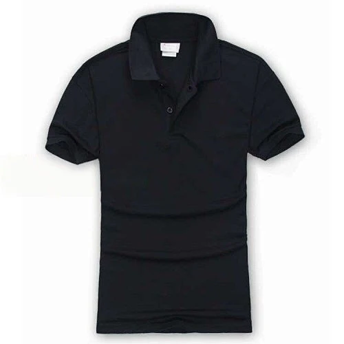 T588-879  Men's button up shirt short sleeved long style - Image 2