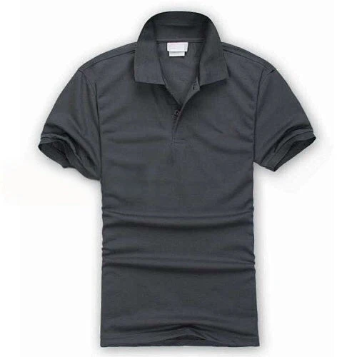 T588-879  Men's button up shirt short sleeved long style - Image 8