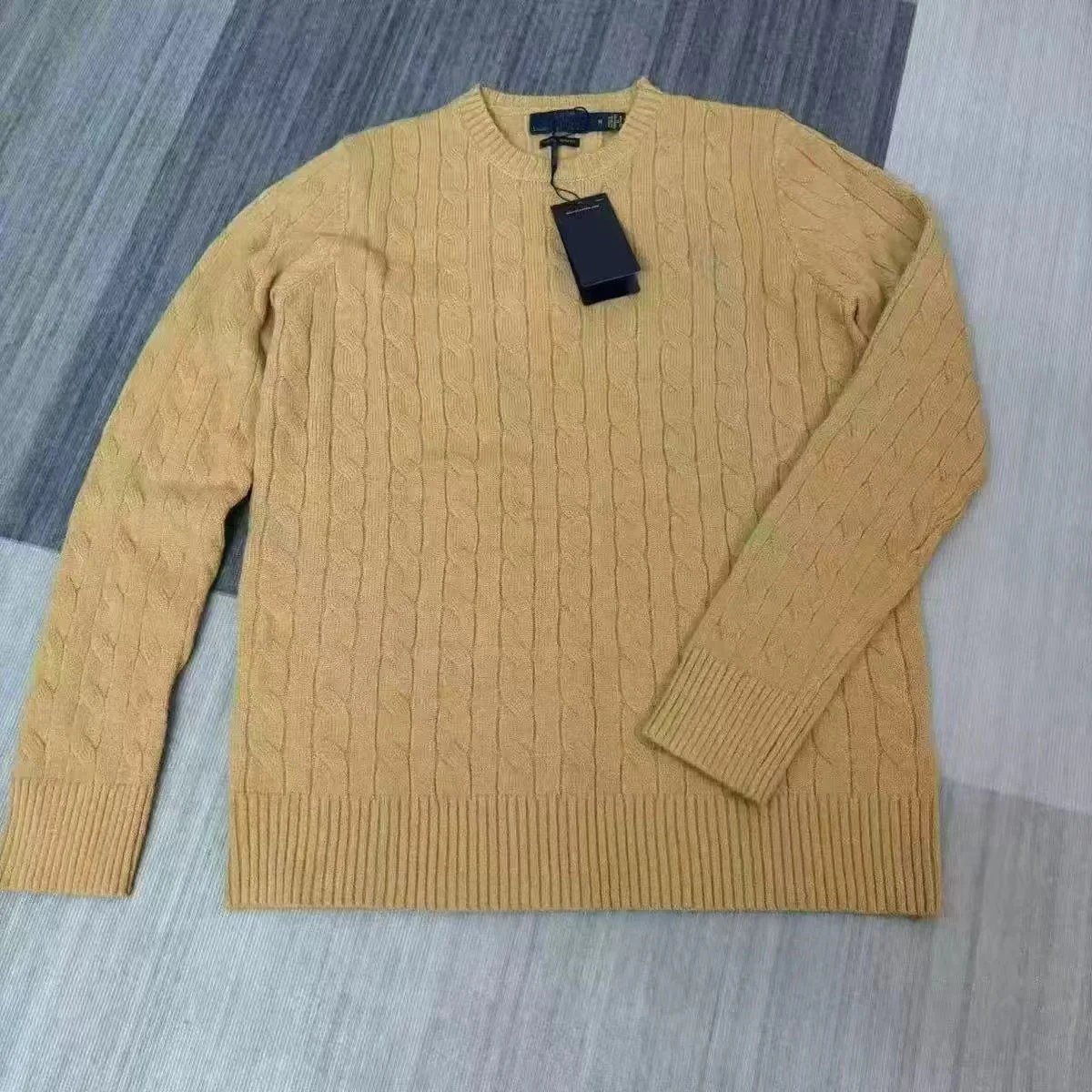 T588-889 Embroidered knitted sweater round neck pullover for men and women - Image 11