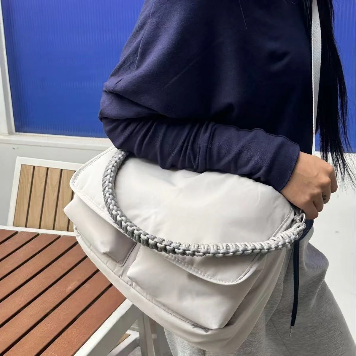T588-896  Large capacity sports and leisure single shoulder crossbody bag