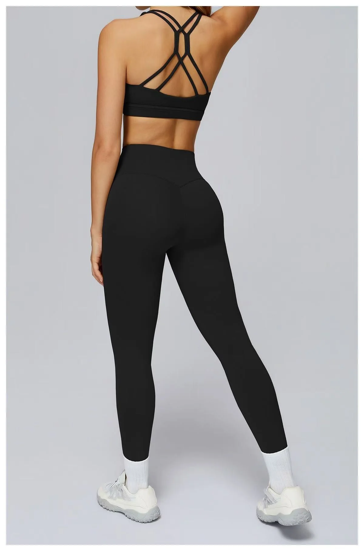 T588-899 Women's sports yoga suit set - Image 2